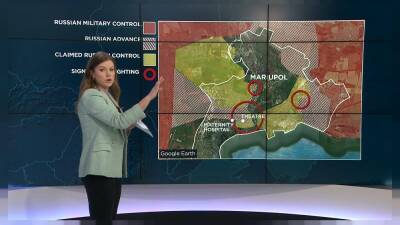 Карта боевых действий на Украине. День 36-й