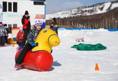 Сахалинские эколята сразились в лыжных гонках