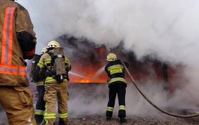Пожарные отправились тушить огонь на Запорожской АЭС