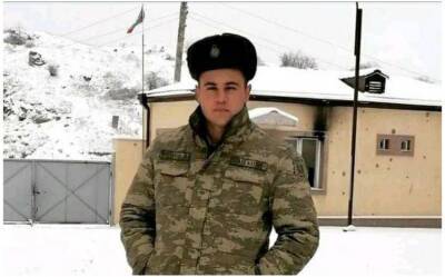 Военнослужащий азербайджанской армии, погибший в ДТП, будет похоронен на II Аллее шехидов