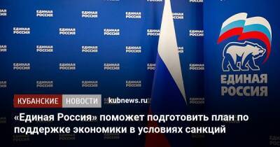 «Единая Россия» поможет подготовить план по поддержке экономики в условиях санкций