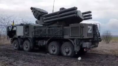 ВСУ захватили российский самоходный зенитный комплекс «Панцырь-С»