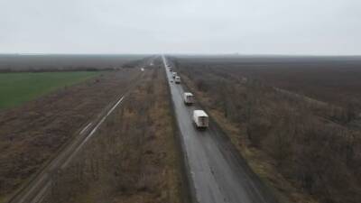 Российские военные доставили 110 тонн гуманитарной помощи в Мелитополь