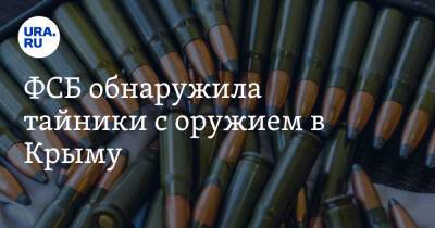 ФСБ обнаружила тайники с оружием в Крыму