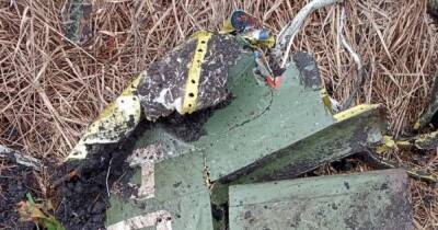 В небе над Украиной был уничтожен очередной российский самолет (фото)