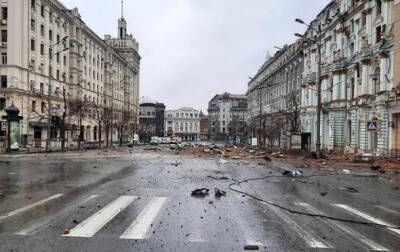 Харьков подвергся массированной бомбардировке