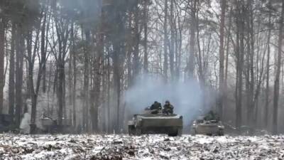 Продвижение подразделений российской армии в Киевской области — видео