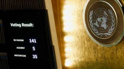 В США обеспокоились отказом 35 стран поддержать антироссийскую резолюцию в ООН