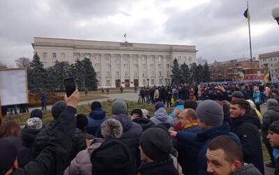 В Херсоне массовые протесты против оккупантов - korrespondent.net - Россия - Херсон - Україна - Мелитополь - Херсон
