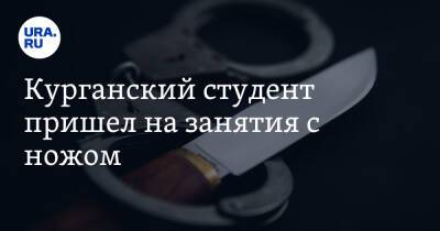 Курганский студент пришел на занятия с ножом. Теперь его подозревают в подготовке нападения