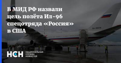 В МИД РФ назвали цель полёта Ил-96 спецотряда «Россия» в США