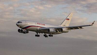 Российский правительственный борт Ил-96 вылетел в США