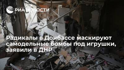 В ДНР заявили, что радикалы в Донбассе маскируют самодельные бомбы под игрушки