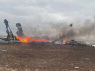 В Очакове сбили Су-25, который вылетел с захваченного в 2014 году аэродрома в Крыму