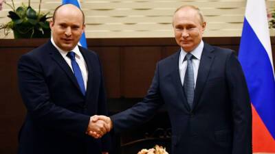 Путин на встрече с премьер-министром Израиля в Кремле обсудил ситуацию вокруг Украины