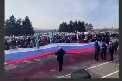 Автопробег в поддержку Путина и военных на Украине прошёл в Чите