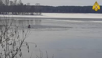 В Тверской области рыбака унесло на оторвавшейся льдине