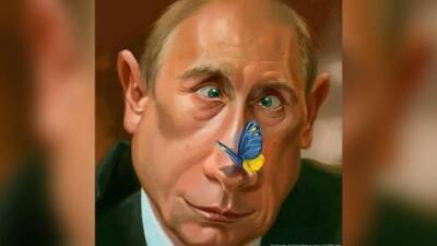 Карикатуры военного времени: что думают сатирики о Путине и Байдене