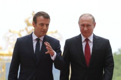 В Кремле озвучили подробности разговора Путина и Макрона
