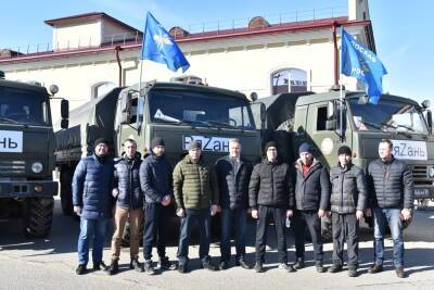 Губернатор отправил в Донбасс 10 грузовиков гуманитарной помощи от Рязанской области