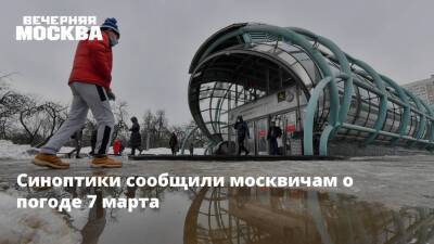 Синоптики сообщили москвичам о погоде 7 марта