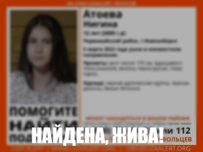 В Новосибирске прекращены поиски 12-летней девочки