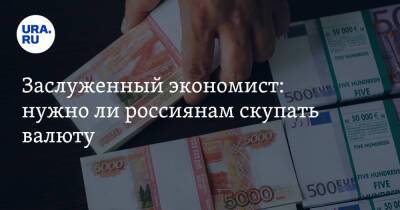 Заслуженный экономист: нужно ли россиянам скупать валюту