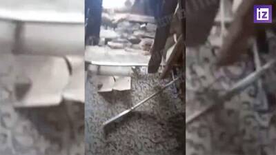 Опубликовано видео с места падения осколков ракеты «Точка-У» в ДНР