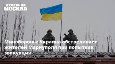 Минобороны: Украина обстреливает жителей Мариуполя при попытках эвакуации