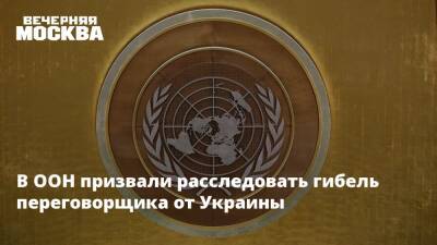 В ООН призвали расследовать гибель переговорщика от Украины