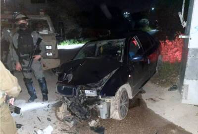 Автомобильный теракт в Самарии: двое бойцов МАГАВ получили ранения