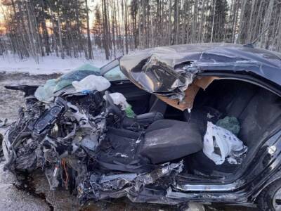 В Удмуртии водитель погиб при столкновении с грузовиком