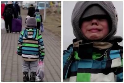 Видео с плачущим ребенком на границе с Польшей потрясло мир: «в руках только пакет с игрушкой»
