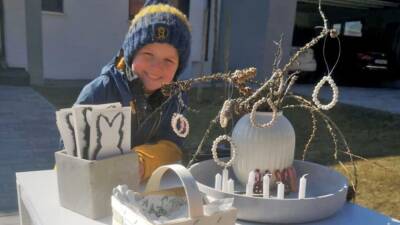 Маленький Лео из Германии помогает детям в Украине