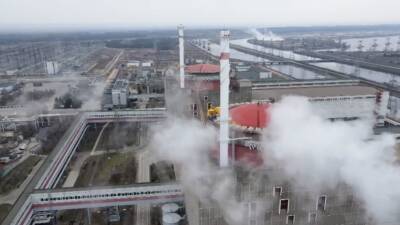 Беспилотник облетел Запорожскую АЭС — видео