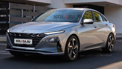 Появились первые изображения седана Hyundai Solaris нового поколения 2023 года