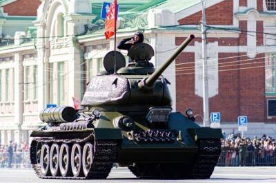 Танк Т-34 пройдёт по главной площади Новосибирска 9 мая