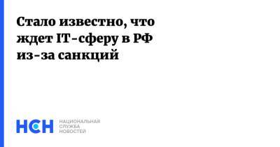 Стало известно, что ждет IT-сферу в РФ из-за санкций