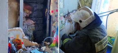 В Карелии пожарные вывели из горящего дома 13 человек