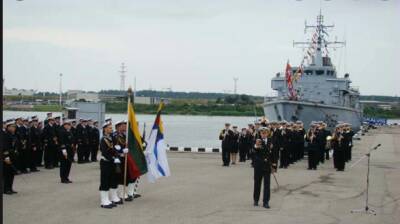 Новый противоминный корабль поступит в Литву самое раннее в конце следующего года