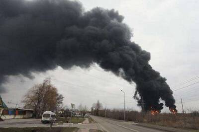 В Белгороде началась страшная паника из-за взрыва нефтебазы (видео)