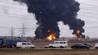 В Украине прокомментировали уничтожение нефтебазы в Белгороде