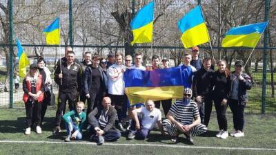 Херсонщина: в оккупированной Голой Пристани прошел турнир под украинскими флагами