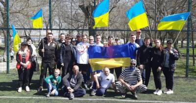 На оккупированной Херсонщине прошел турнир под украинскими флагами (ФОТО)
