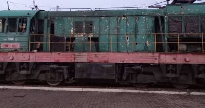 Оккупанты ночью обстреляли еще одну железнодорожную станцию на востоке Украины