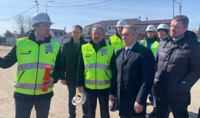 Губернатор Моор в Ялуторовске проверил строительство путепровода
