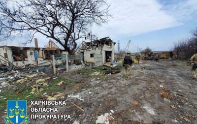 Освобожденное село в Харьковской области почти уничтожено оккупантами