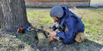 Россияне разбросали в Харькове противотанковые мины замедленного действия