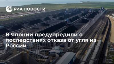 Asahi: запрет на уголь из России ударит по экономике Японии и приведет к росту цен на свет