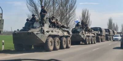 Большая колонна военной техники двигается из Ростовской области в сторону Донбасса — CNN